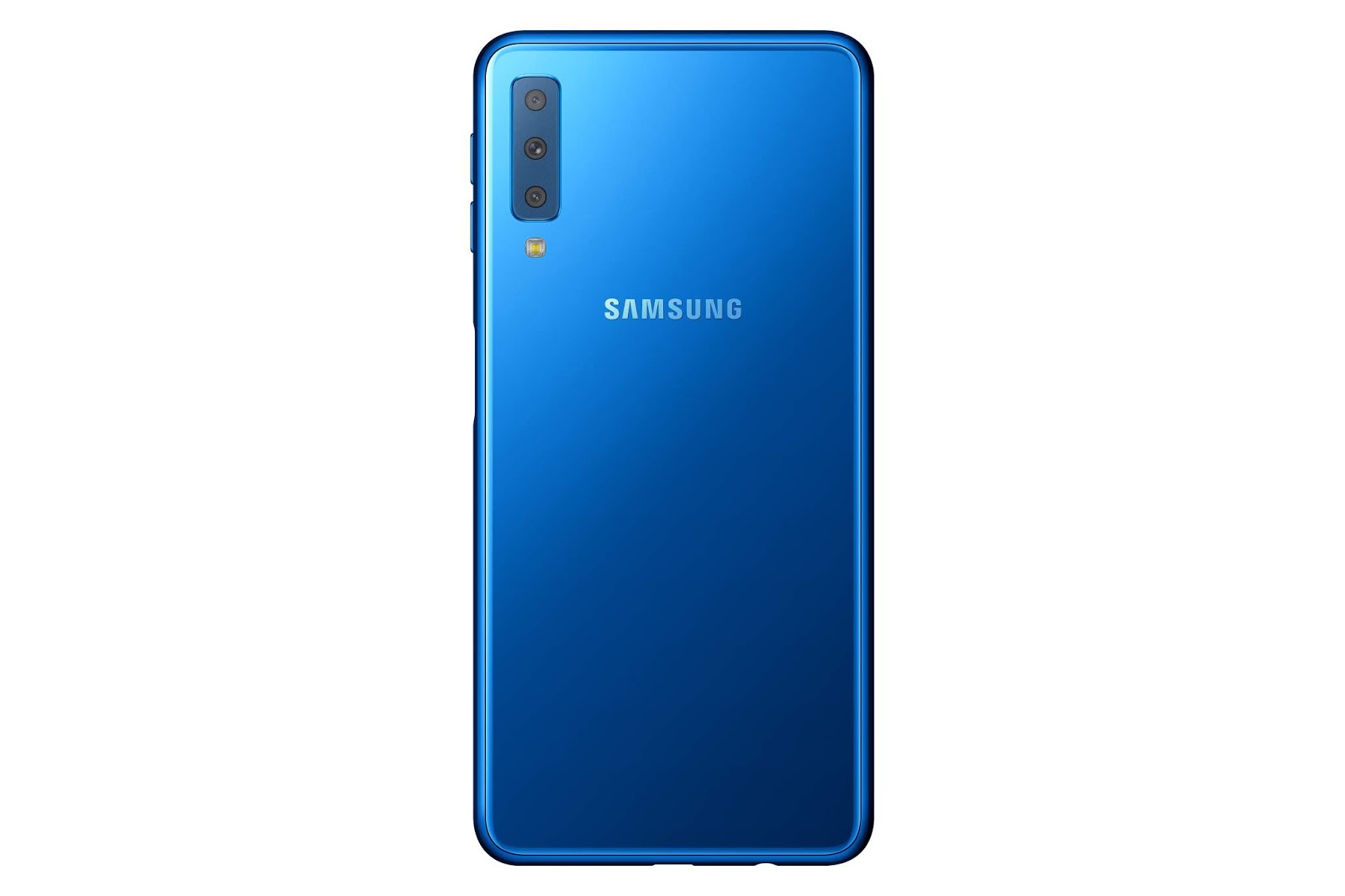 0d26c SM A750F 002 Back Blue - Samsung presenta Galaxy A9 e Galaxy A7
