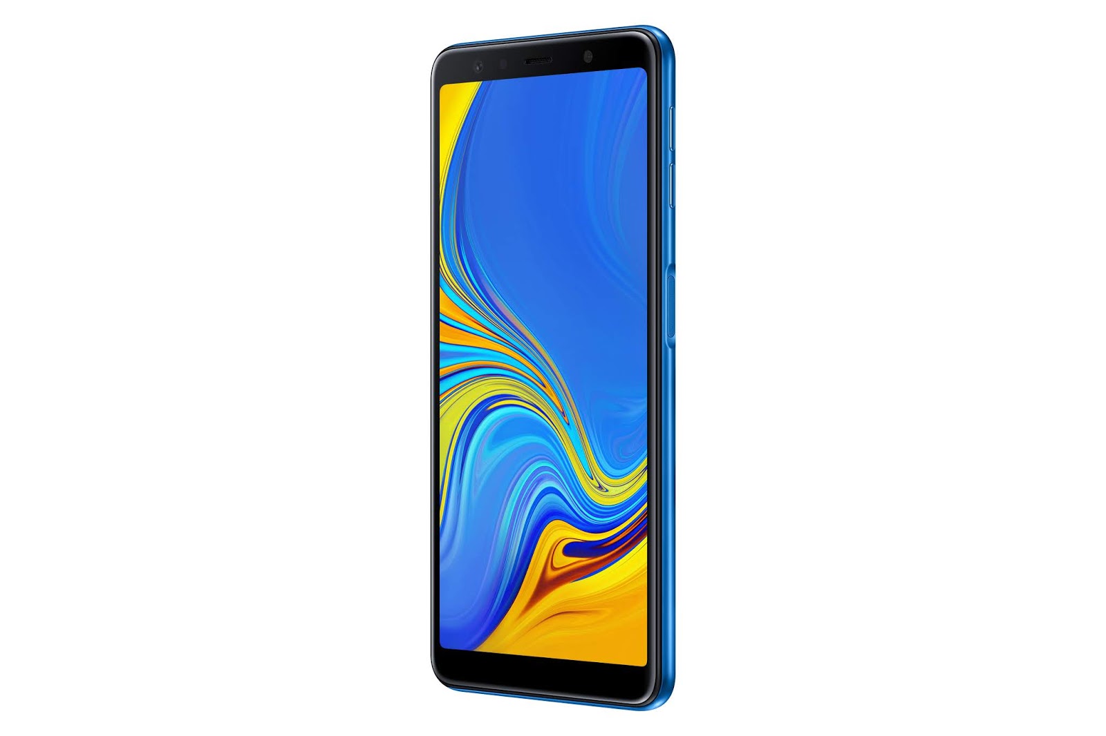 9f2f8 SM A750F 003 R Perspective Blue - Samsung presenta Galaxy A9 e Galaxy A7