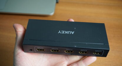 DSC03060 414x224 - Aukey switch HDMI con  5 ingressi - recensione
