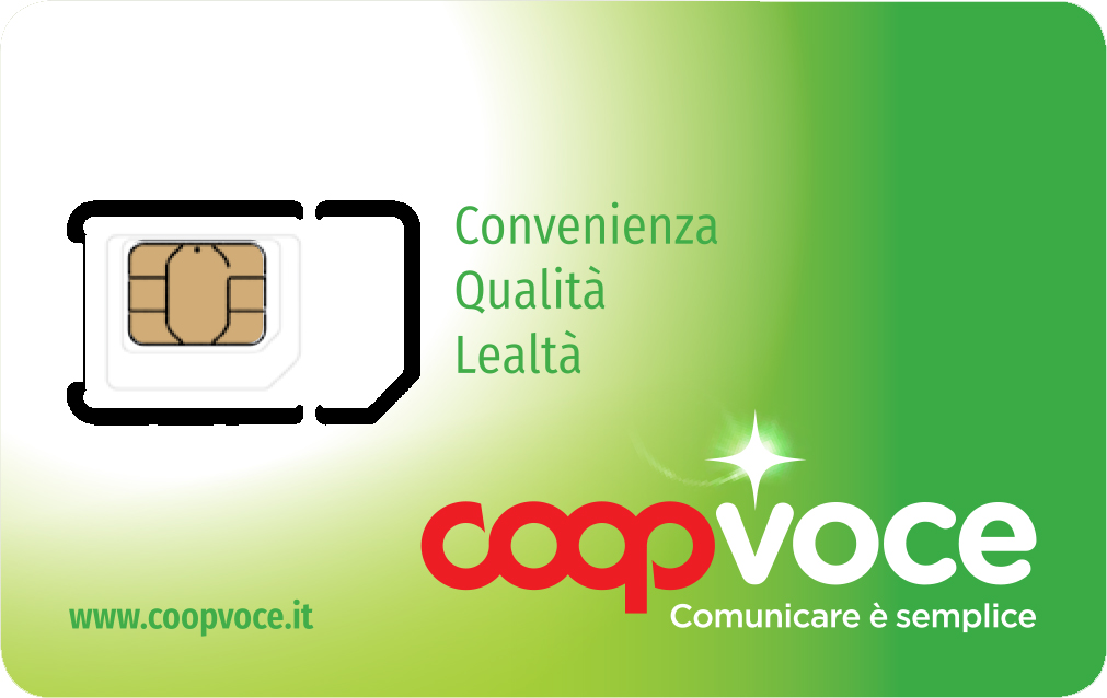 CoopVoce nuovaSIM fronte - Coopvoce diventa un operatore full MVNO e presenta la ricerca "Gli Italiani e lo smartphone"
