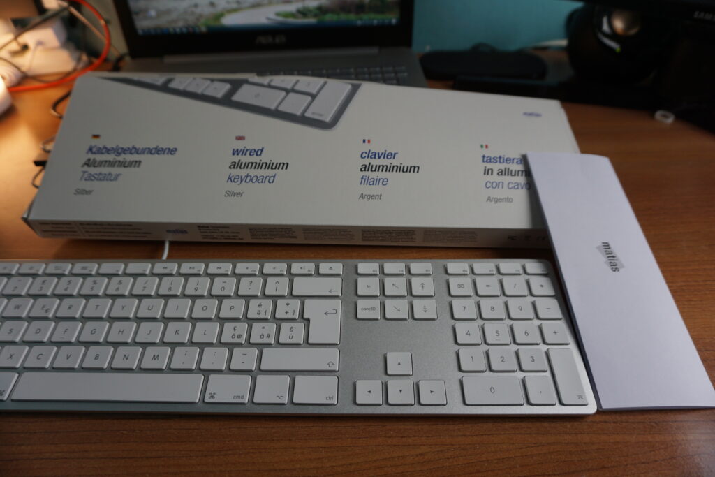 DSC00192 1024x683 - Matias tastiera cablata in alluminio per Mac - recensione
