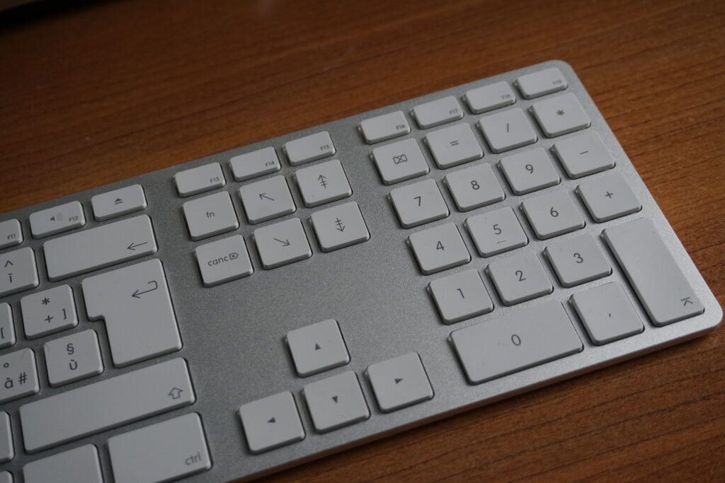 DSC00195 1024x683 - Matias tastiera cablata in alluminio per Mac - recensione