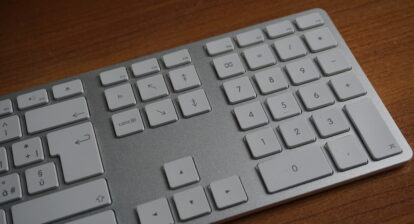 DSC00195 414x224 - Matias tastiera cablata in alluminio per Mac - recensione