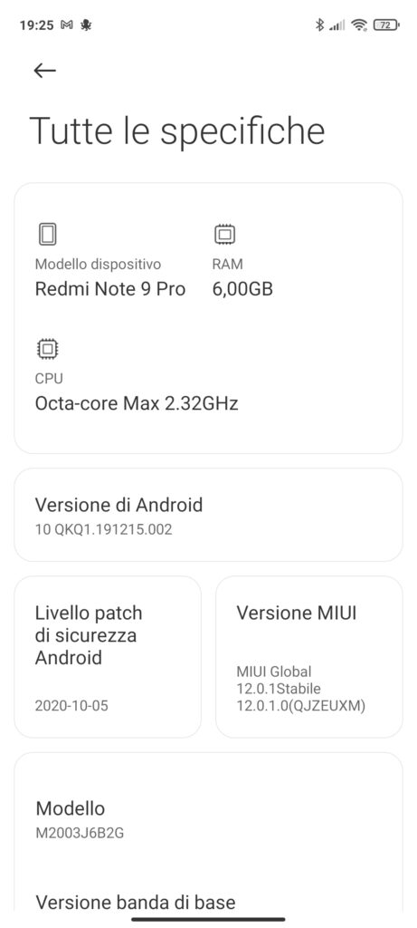 Screenshot 2021 01 02 19 25 44 586 com.android.settings 461x1024 - Xiaomi Redmi Note 9 Pro recensione