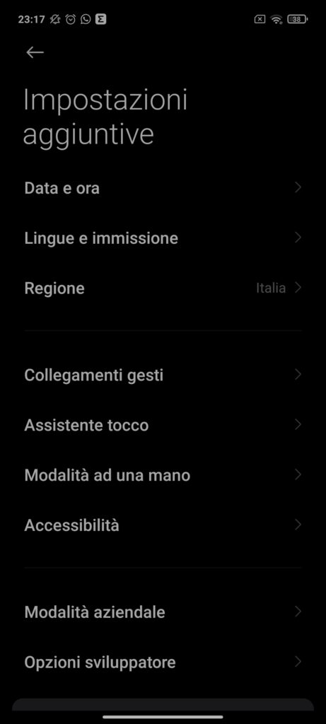 Screenshot 2021 04 18 23 17 25 840 com.android.settings 461x1024 - Xiaomi Redmi Note 10 Pro recensione