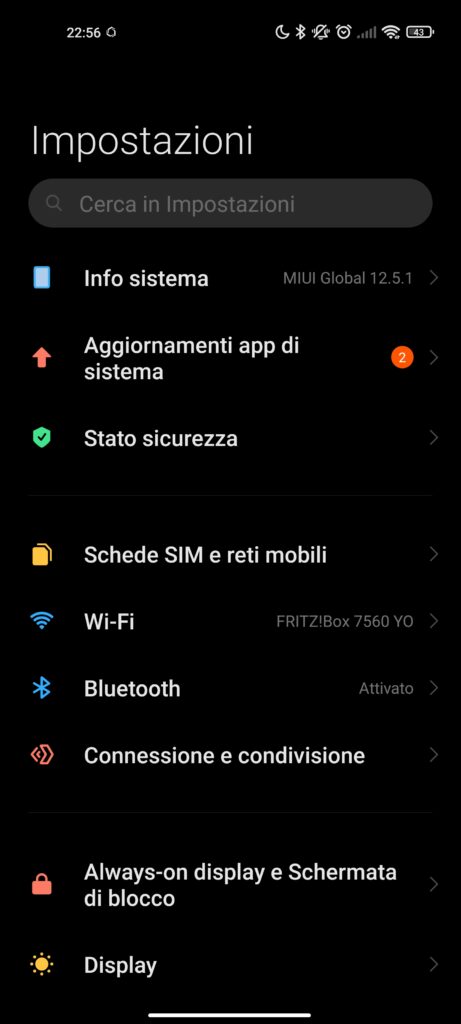 Screenshot 2021 05 27 22 56 58 458 com.android.settings 461x1024 - Xiaomi Mi 11 5G recensione