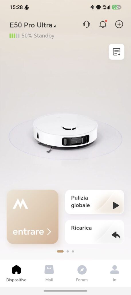 App MOVA E50 Pro Ultra