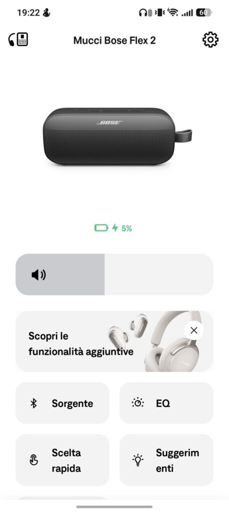 App Bose SoundLink Flex (2ª Gen)